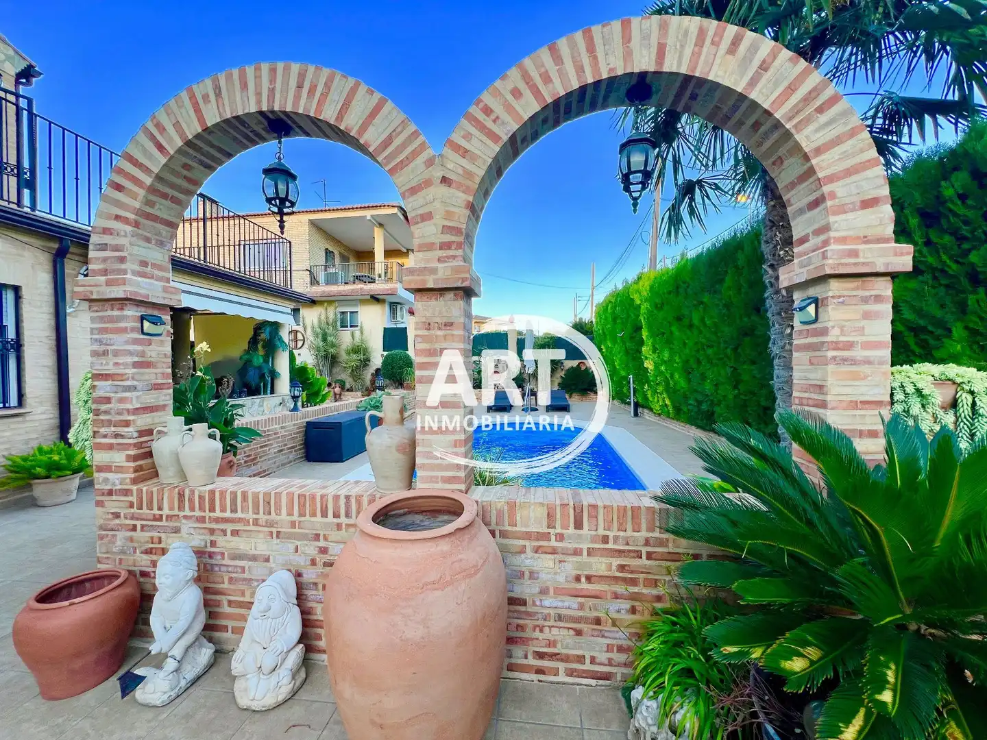 Jardí de Casa o xalet en venda en Picassent amb Aire condicionat, Jardí privat i Terrassa