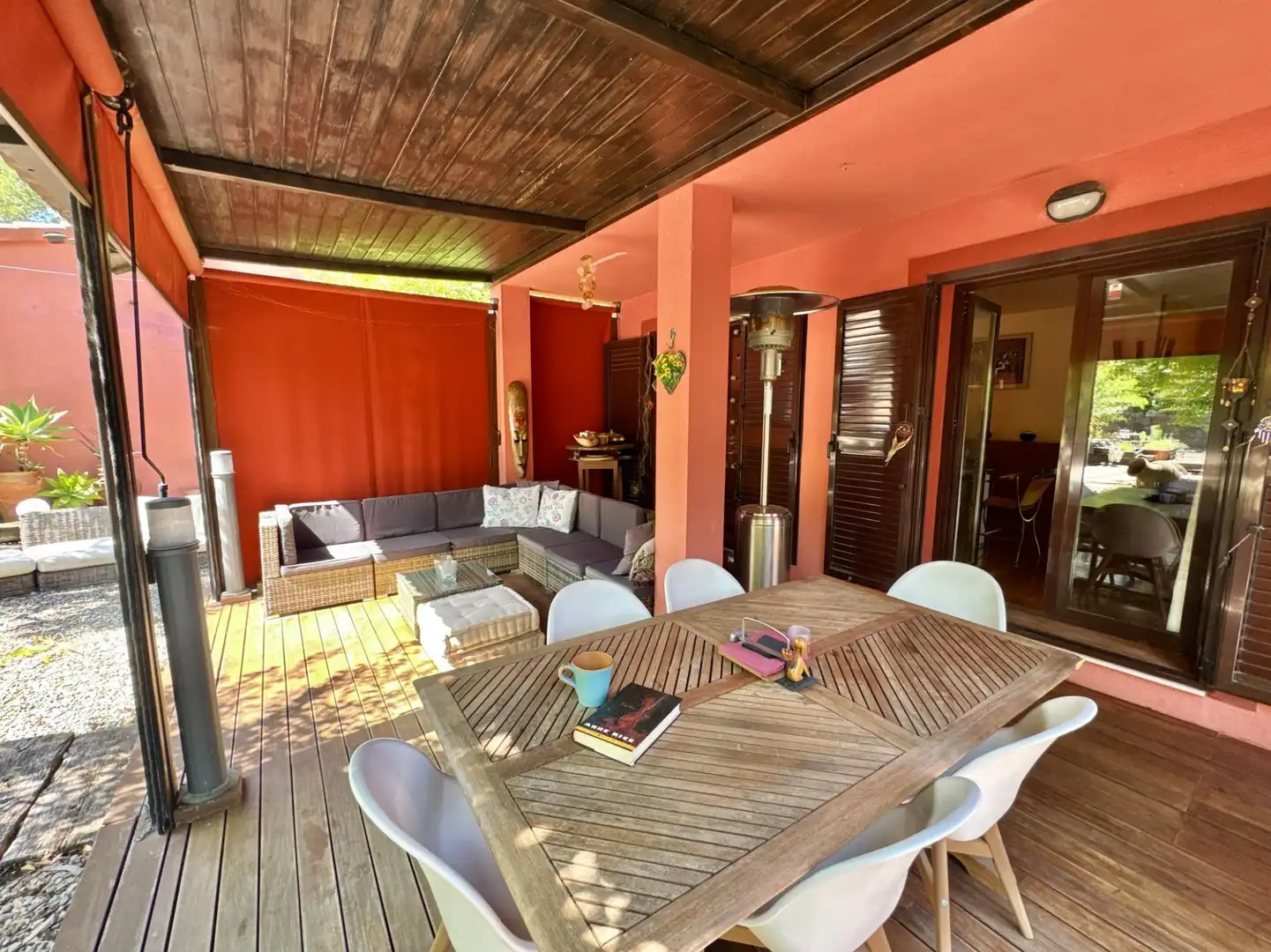 Terrassa de Casa o xalet en venda en Olivella amb Calefacció, Jardí privat i Terrassa