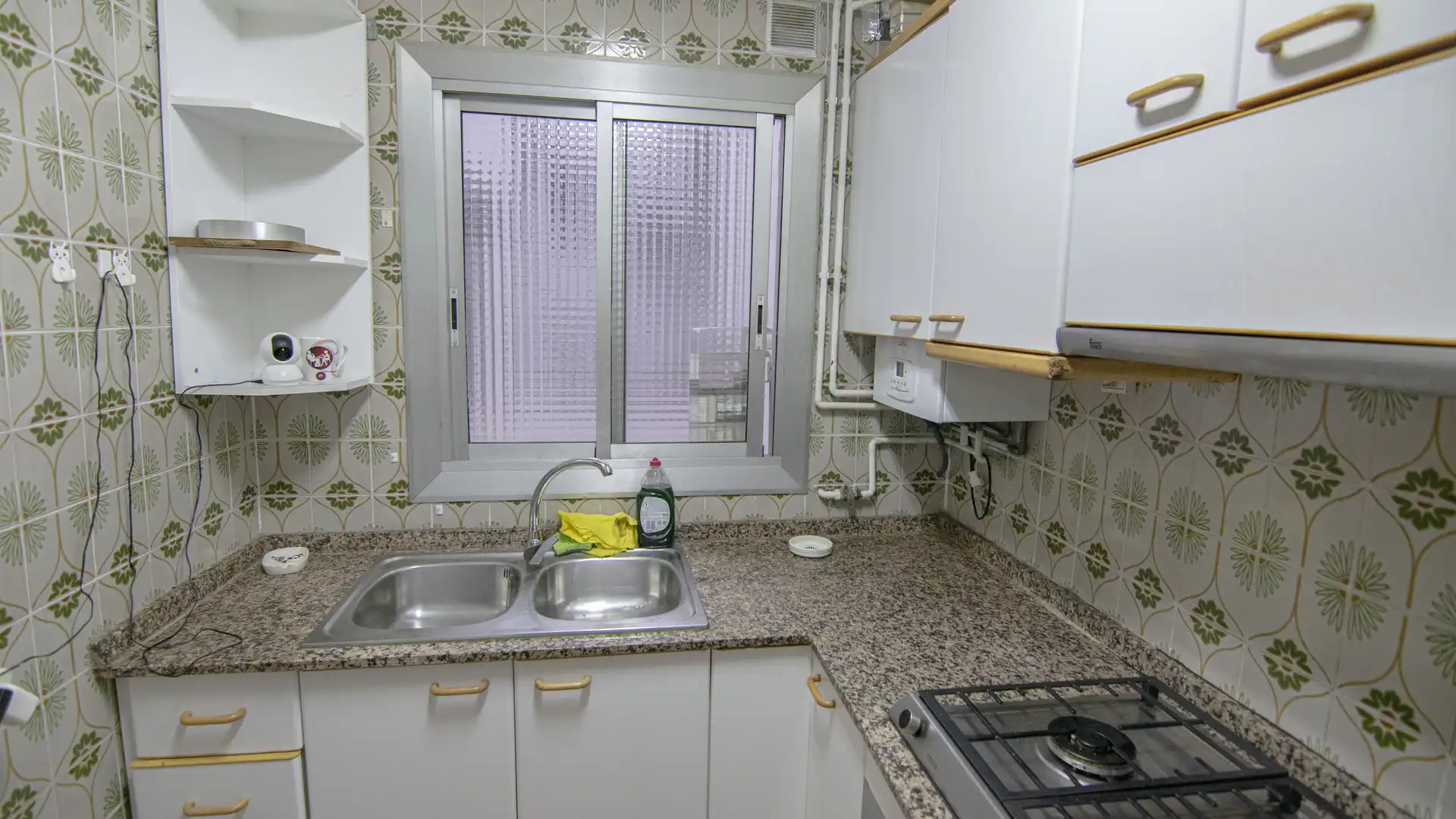 Kitchen of Flat for sale in  Barcelona Capital  with Heating