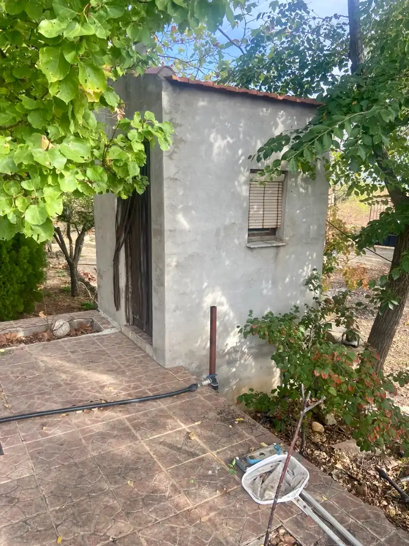 Vista exterior de Casa o xalet en venda en Villarrubia de los Ojos amb Aire condicionat, Calefacció i Jardí privat