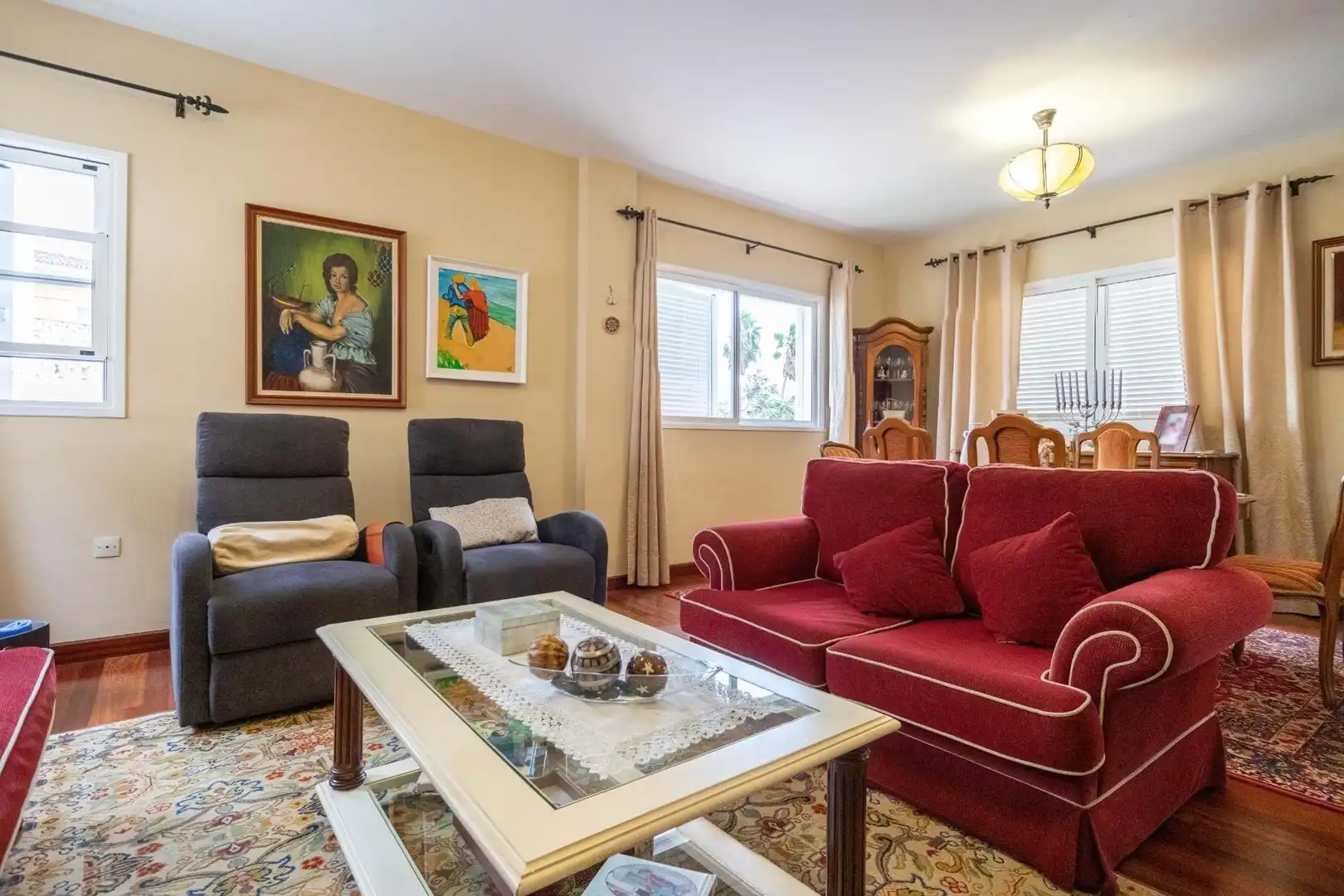 Living room of Houses for sale in La Orotava  with Terrace and Balcony