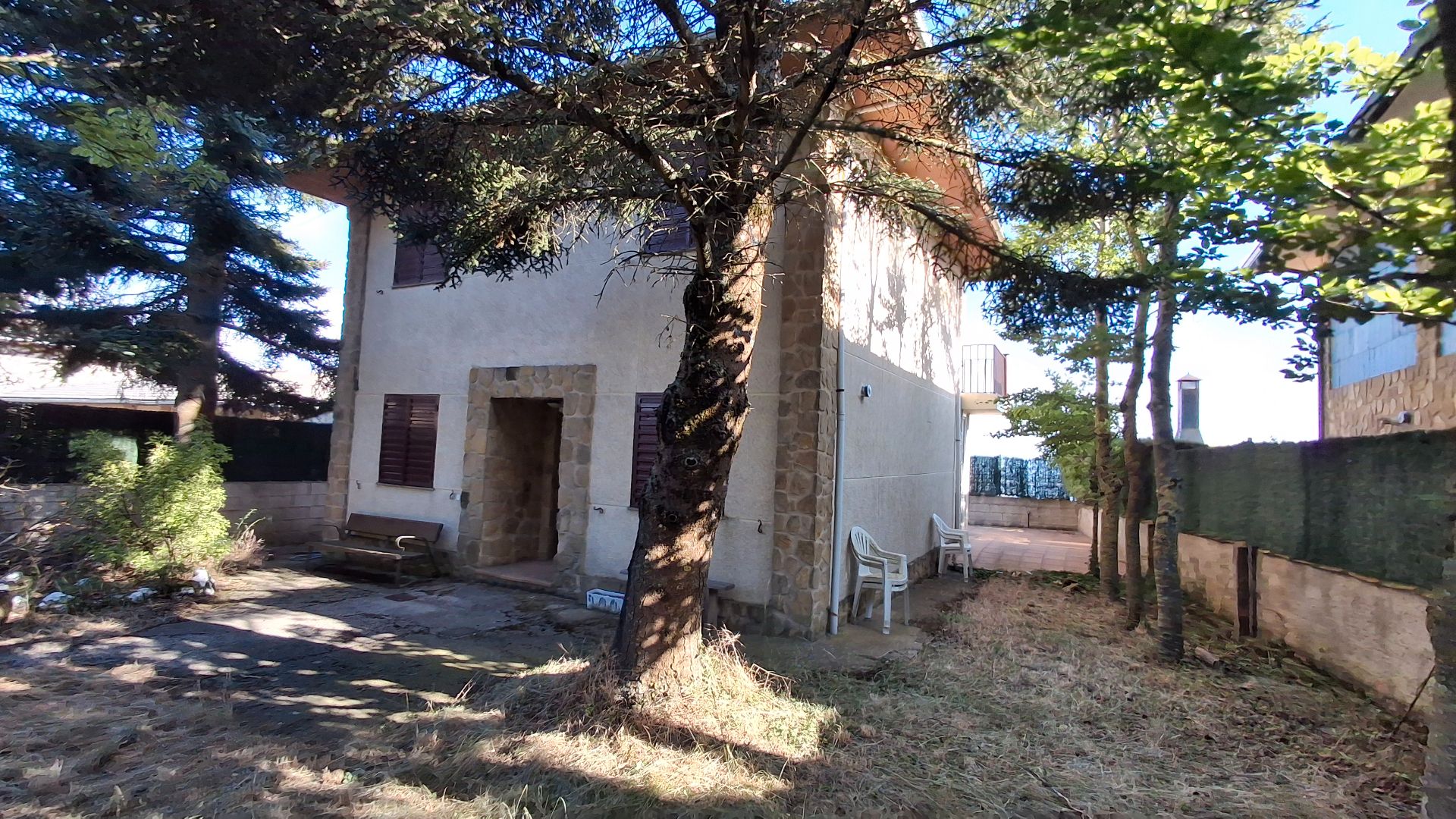 Exterior view of House or chalet for sale in Lapoblación  with Heating, Private garden and Terrace