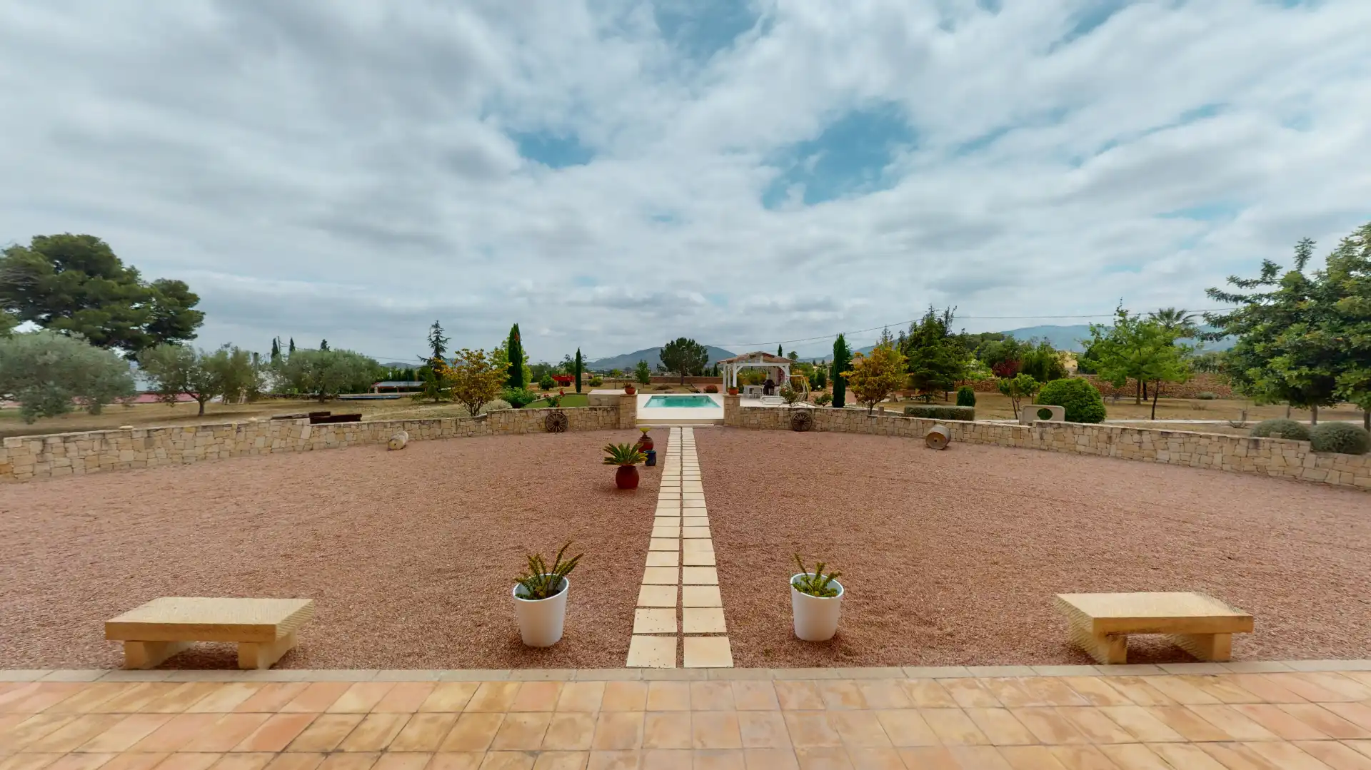 Jardín de Casa o chalet en venta en Monóvar  / Monòver con Aire acondicionado, Calefacción y Jardín privado