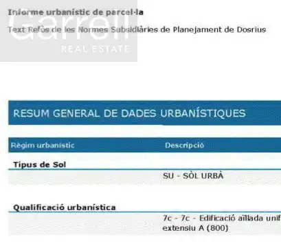 Terrenys i solars en venda a CAN MASSUET 
 DOSRIUS (BARCELONA), imagen 9