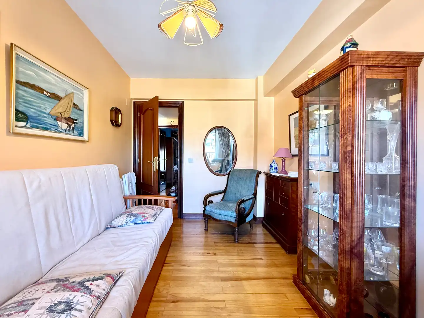 Wohnzimmer von Wohnung zum Verkauf in Hondarribia mit Heizung, Abstellraum und Balkon