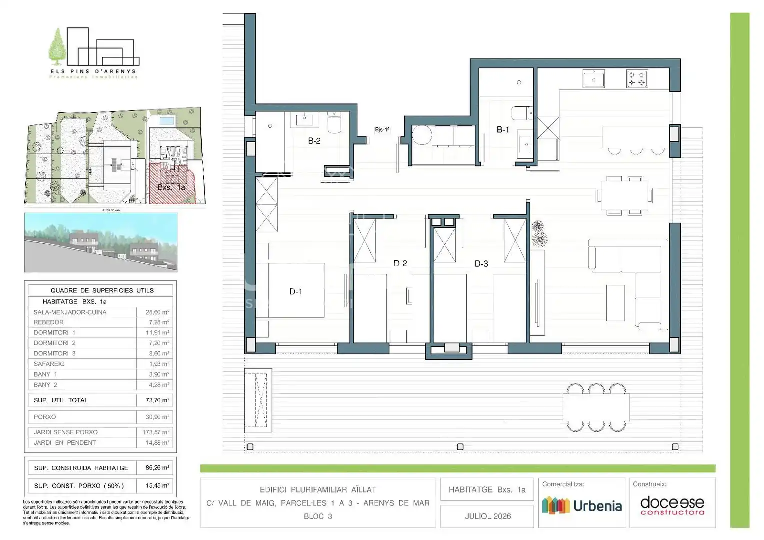 Flat with pool for sale in Vall de Mig, imagen 9