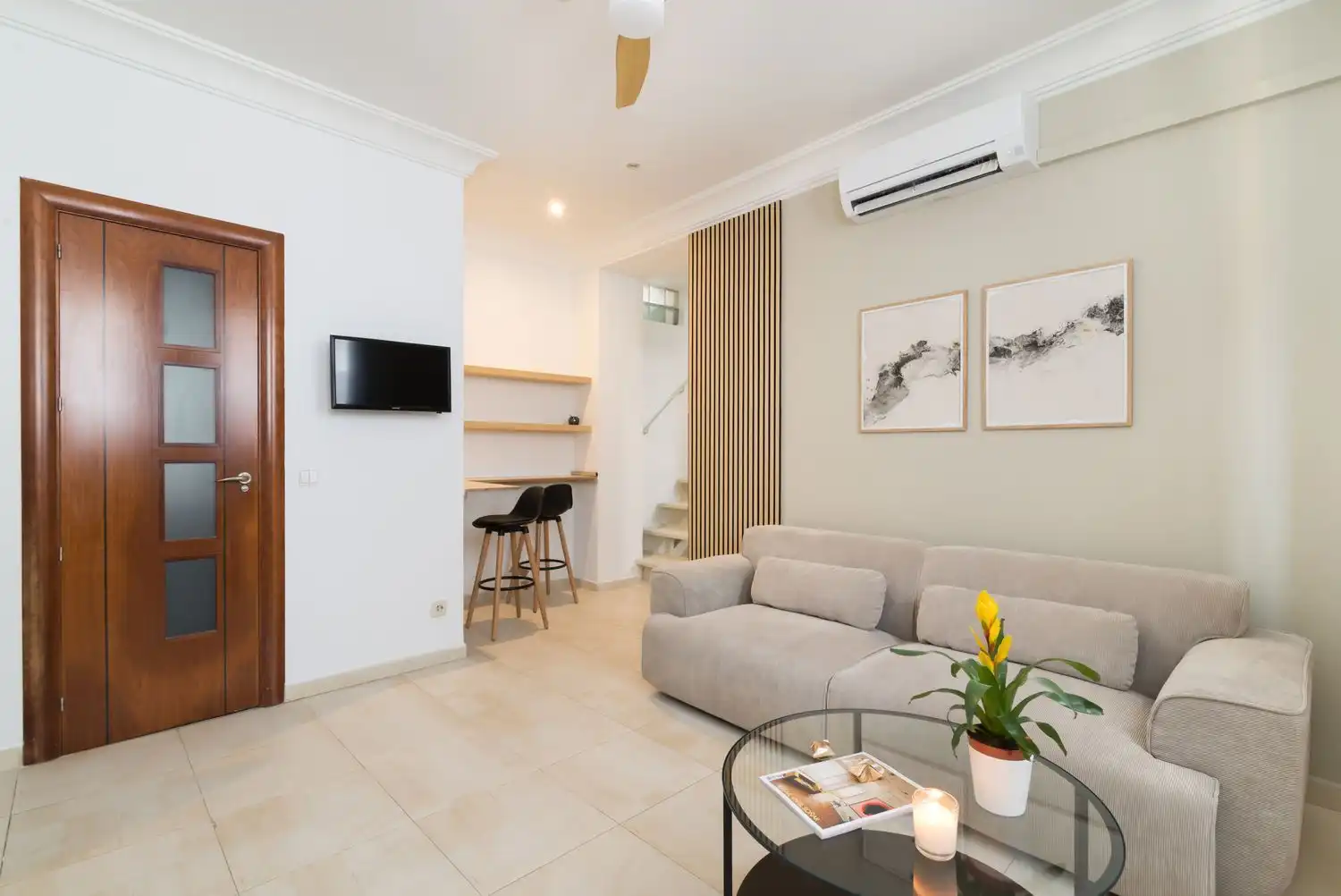 Sala de estar de Dúplex en venta en Carabanchel