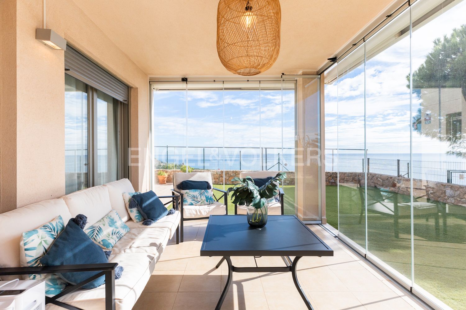 Terrace of Apartment for sale in Oropesa del Mar / Orpesa  with Air Conditioner, Heating and Private garden