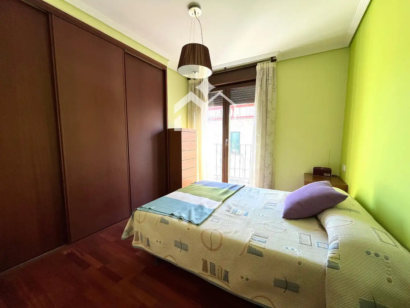 Bedroom of Flat for sale in Moaña  with Heating, Terrace and Furnished
