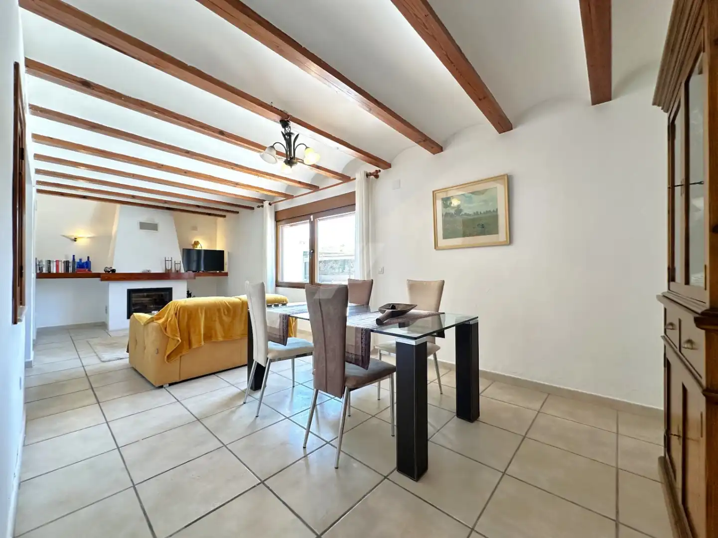 Dining room of Country homes for sale in Benitachell / El Poble Nou de Benitatxell  with Air Conditioner, Heating and Private garden