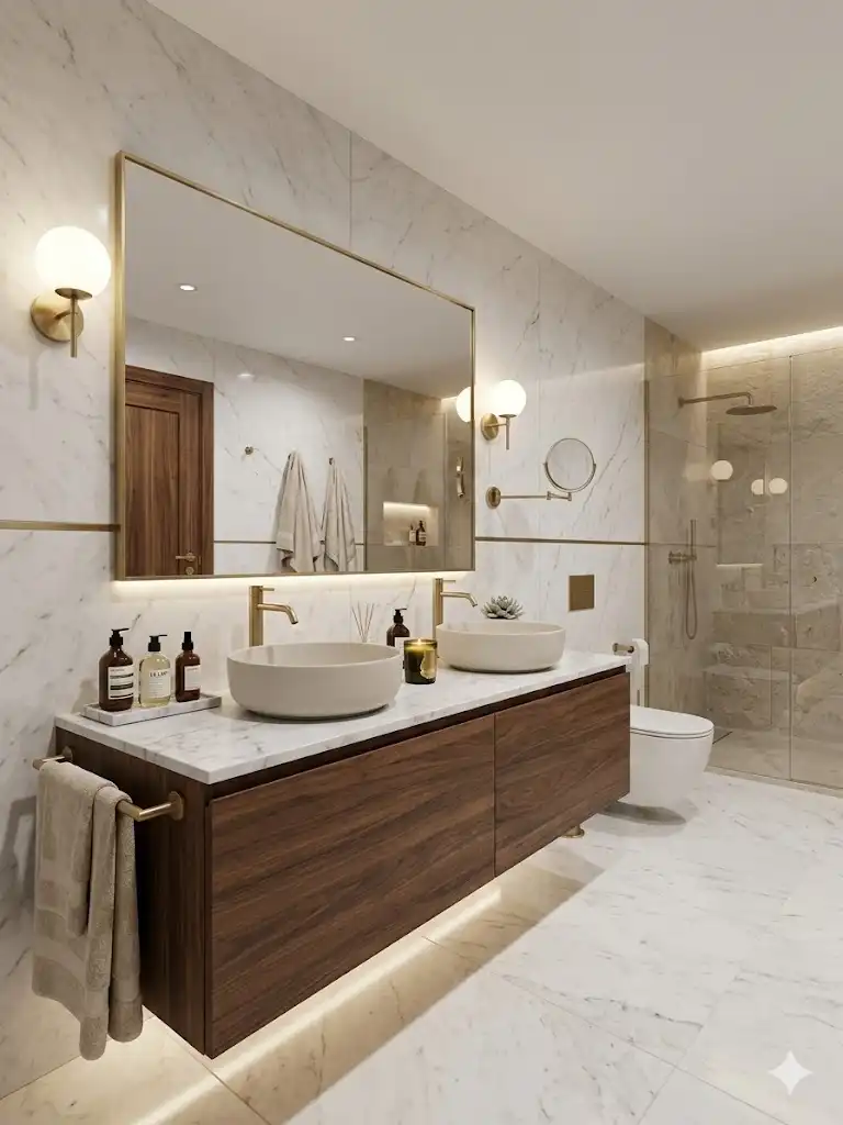 Baño de Casa adosada en venta en La Palma de Cervelló con Aire acondicionado, Calefacción y Terraza