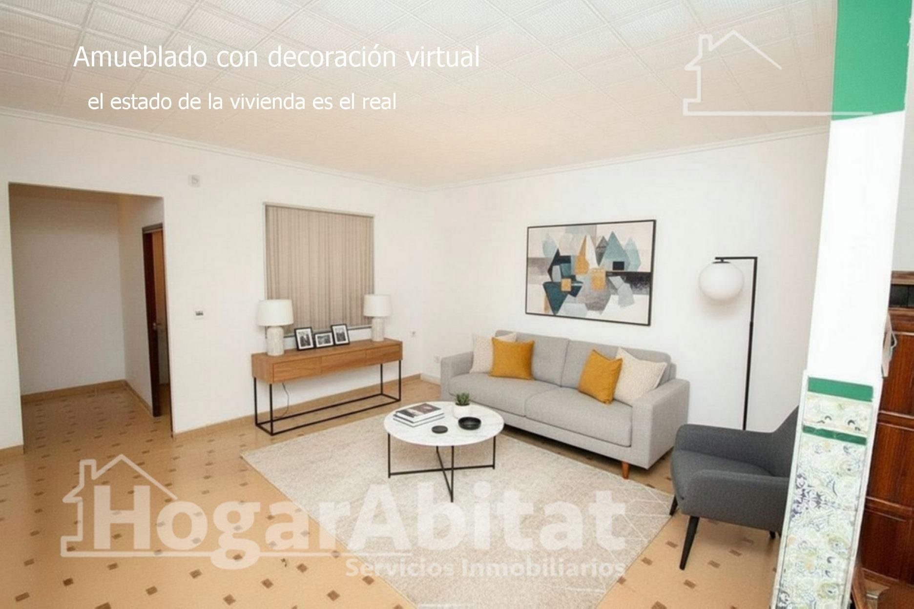 Sala d'estar de Casa o xalet en venda en Vila-real amb Terrassa i Balcó