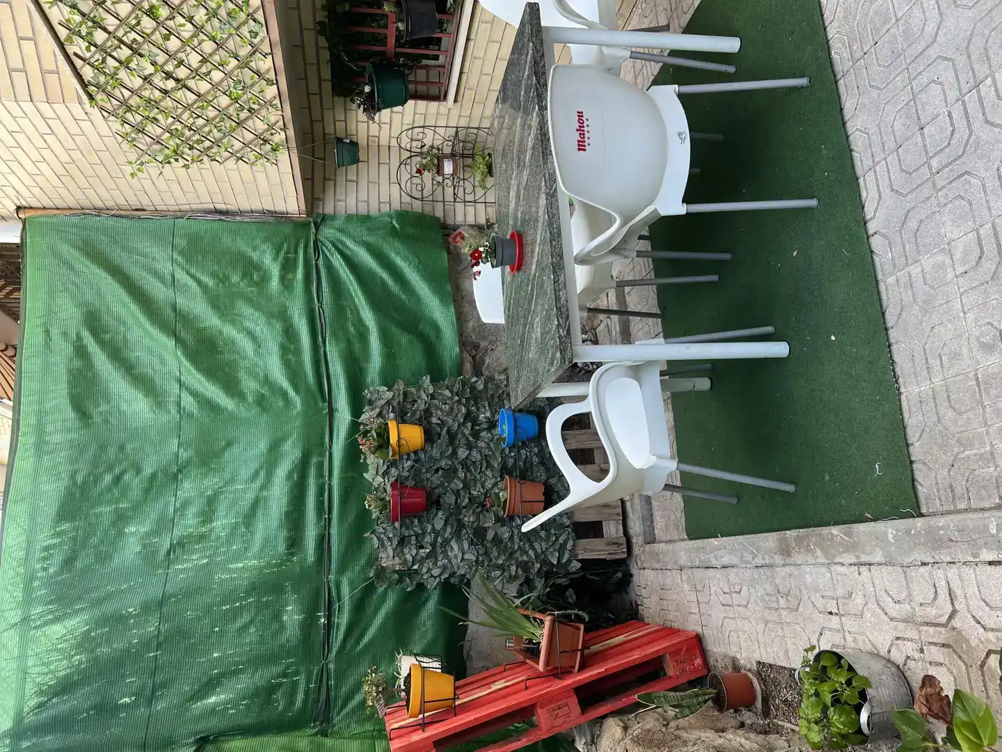 Terraza de Casa o chalet para compartir en Pozuelo de Alarcón con Aire acondicionado, Jardín privado y Amueblado