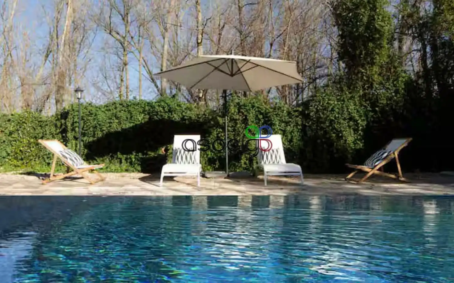 Piscina de Casa o chalet en venta en Heras de Ayuso con Jardín privado, Terraza y Piscina