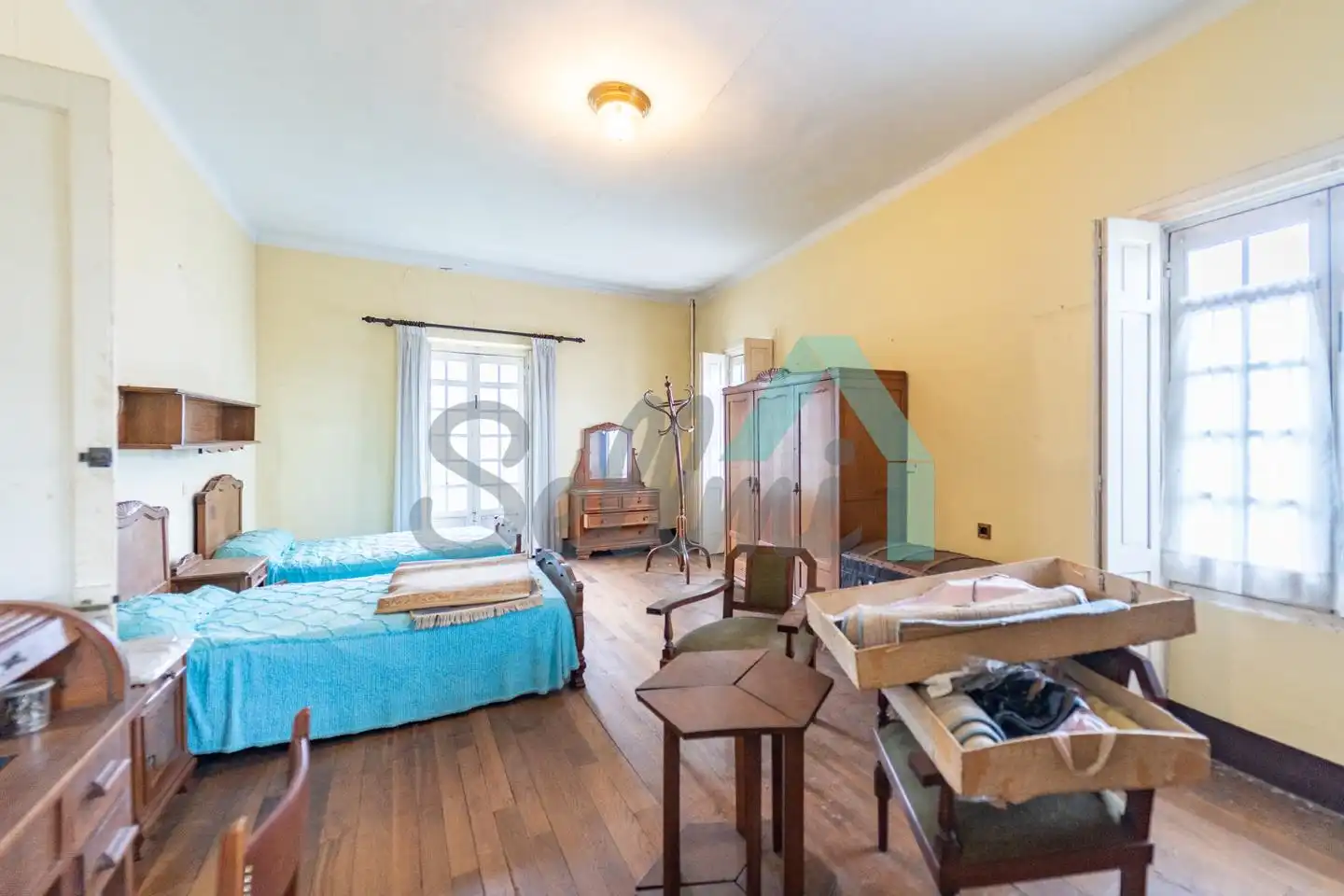 Dormitori de Casa o xalet en venda en Piloña amb Jardí privat, Parquet i Terrassa