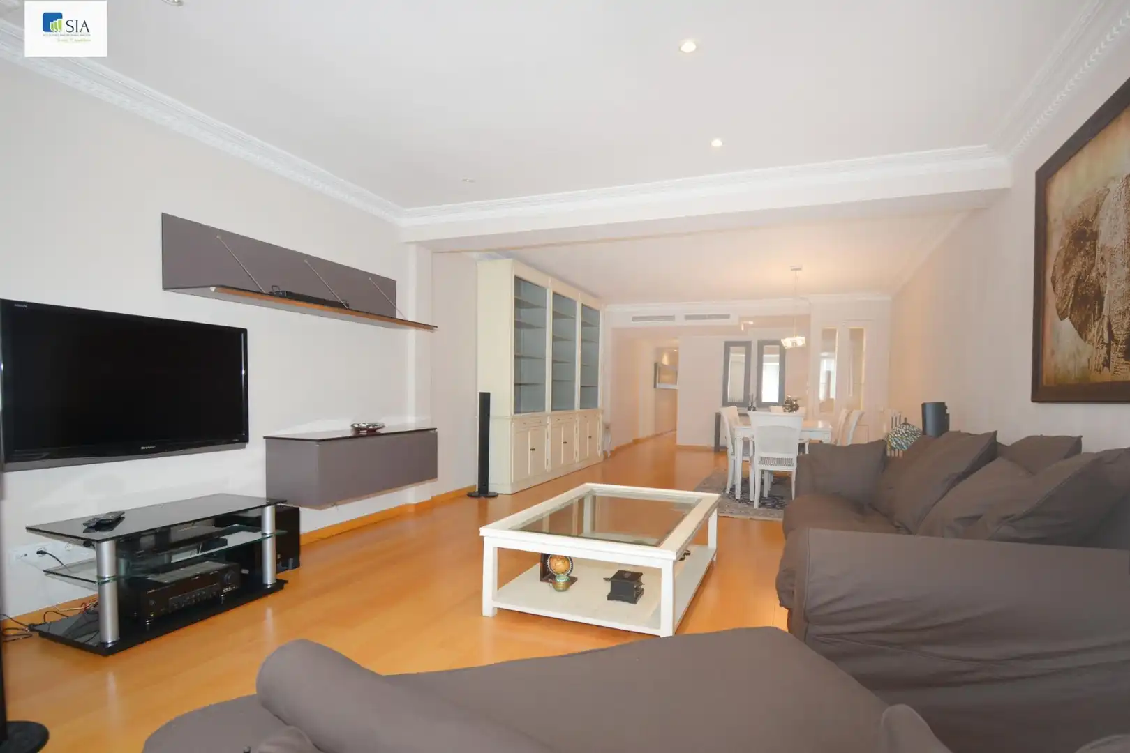 Sala de estar de Piso de alquiler en Zaragoza con Aire acondicionado, Calefacción y Amueblado