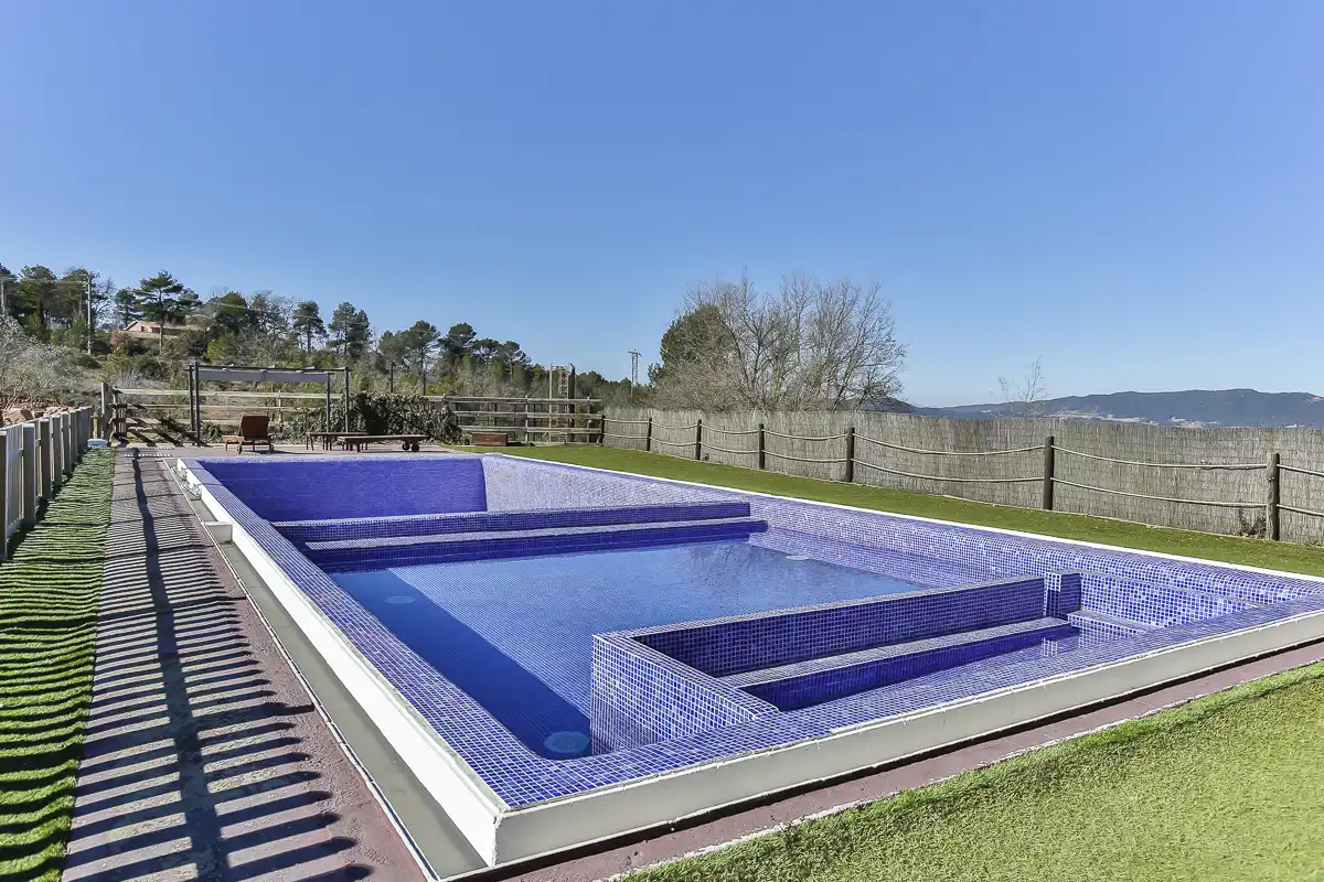 Swimming pool of Country homes for sale in Aguilar de Segarra  with Heating, Swimming Pool and Internet