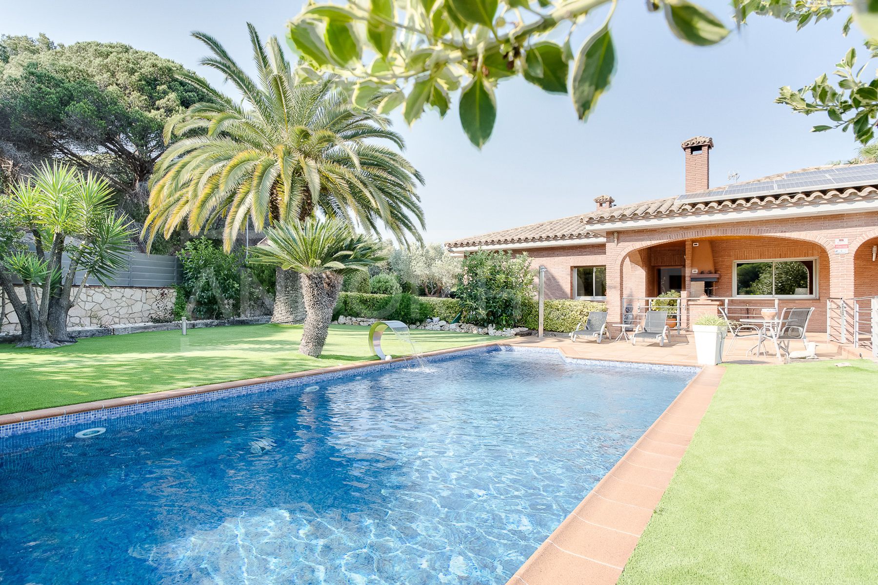 Jardín de Casa o chalet en venta en Argentona con Jardín privado, Terraza y Piscina
