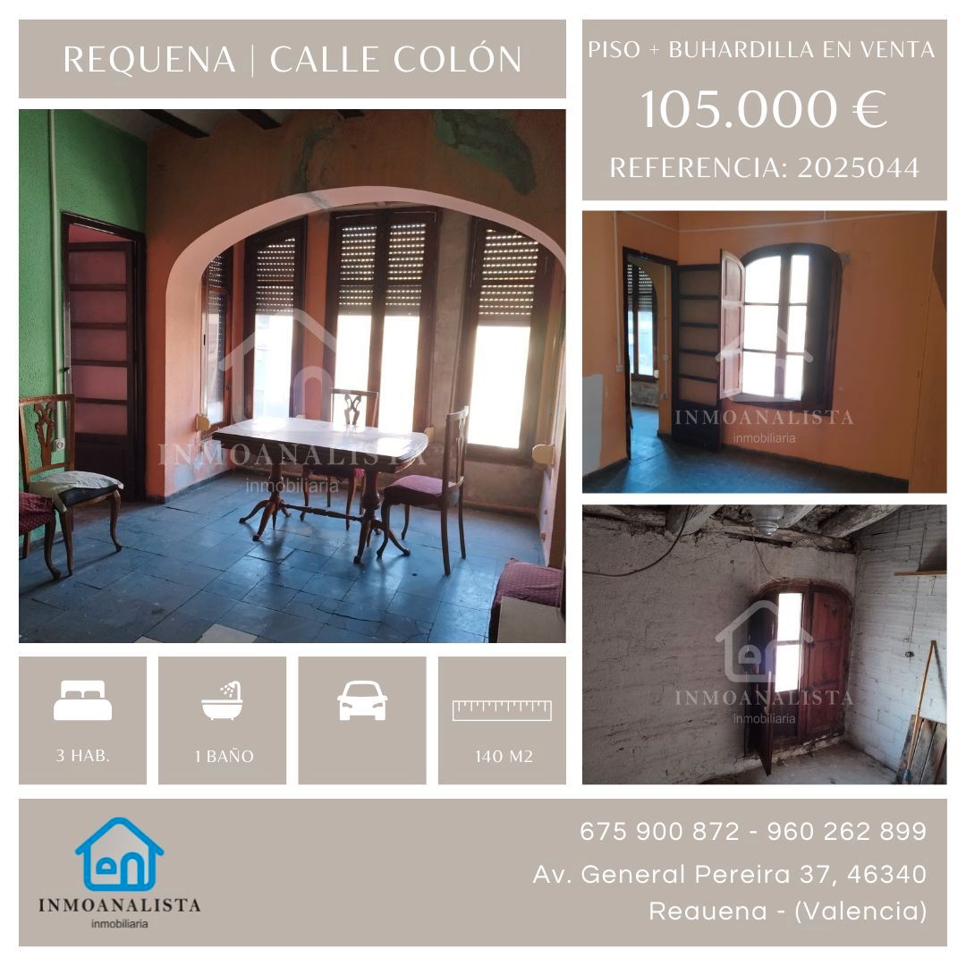 Exterior view of Flat for sale in Requena  with Terrace