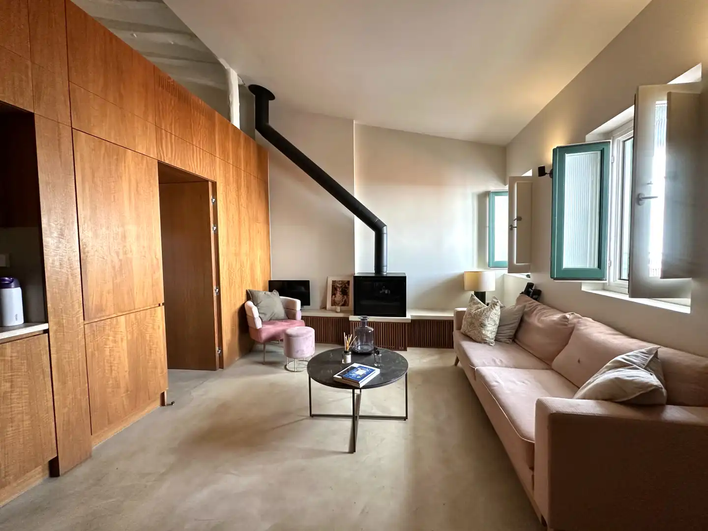 Sala de estar de Piso de alquiler en Madrid con Aire acondicionado, Calefacción y Amueblado