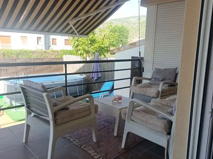 Terraza de Casa o chalet en venta en Moralzarzal con Calefacción, Jardín privado y Terraza