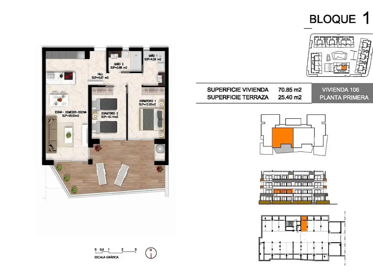 Apartament amb piscina en venda a Calle Tiberiades 145, imagen 15