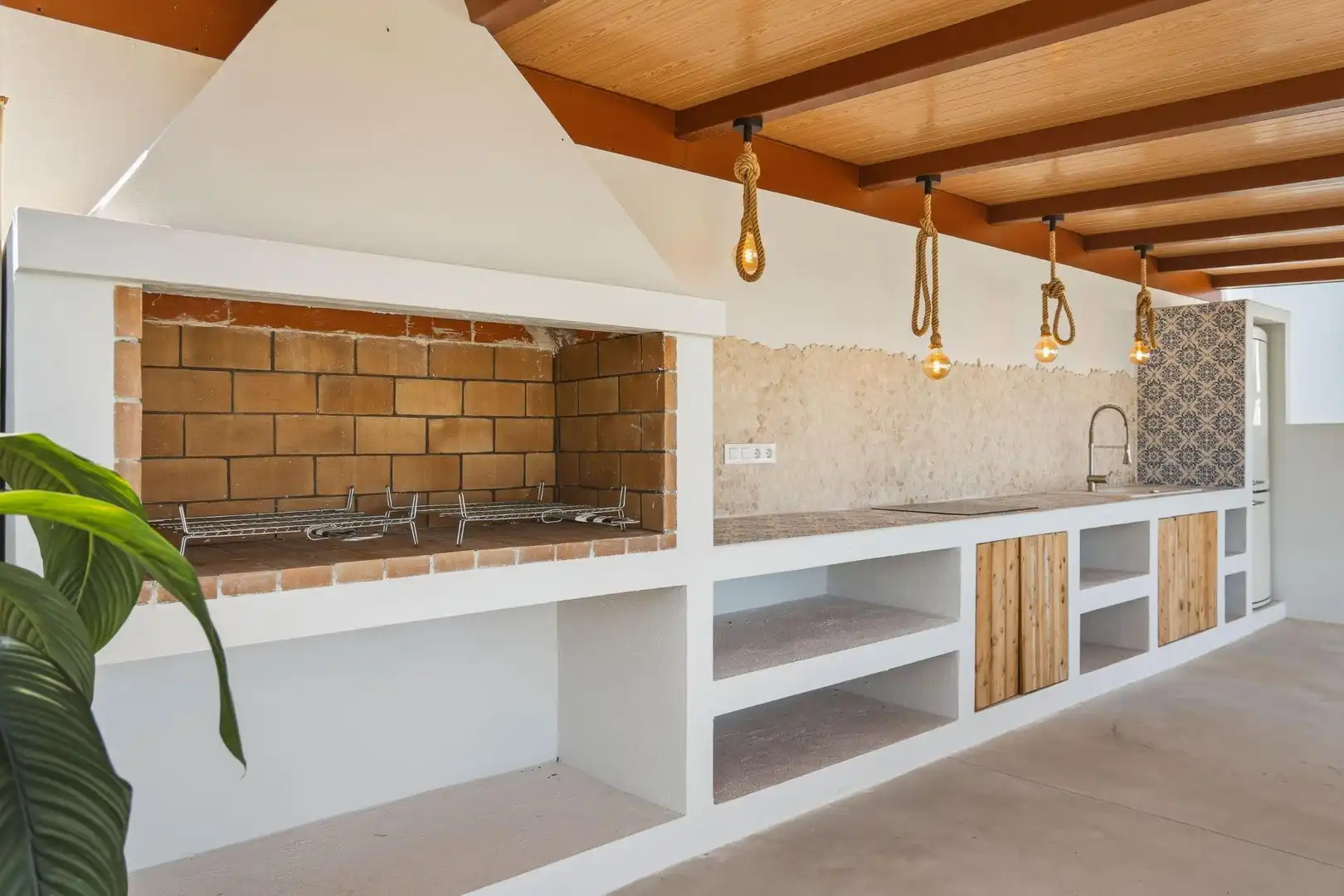 Cocina de Casa o chalet en venta en Lloret de Mar con Calefacción, Jardín privado y Terraza