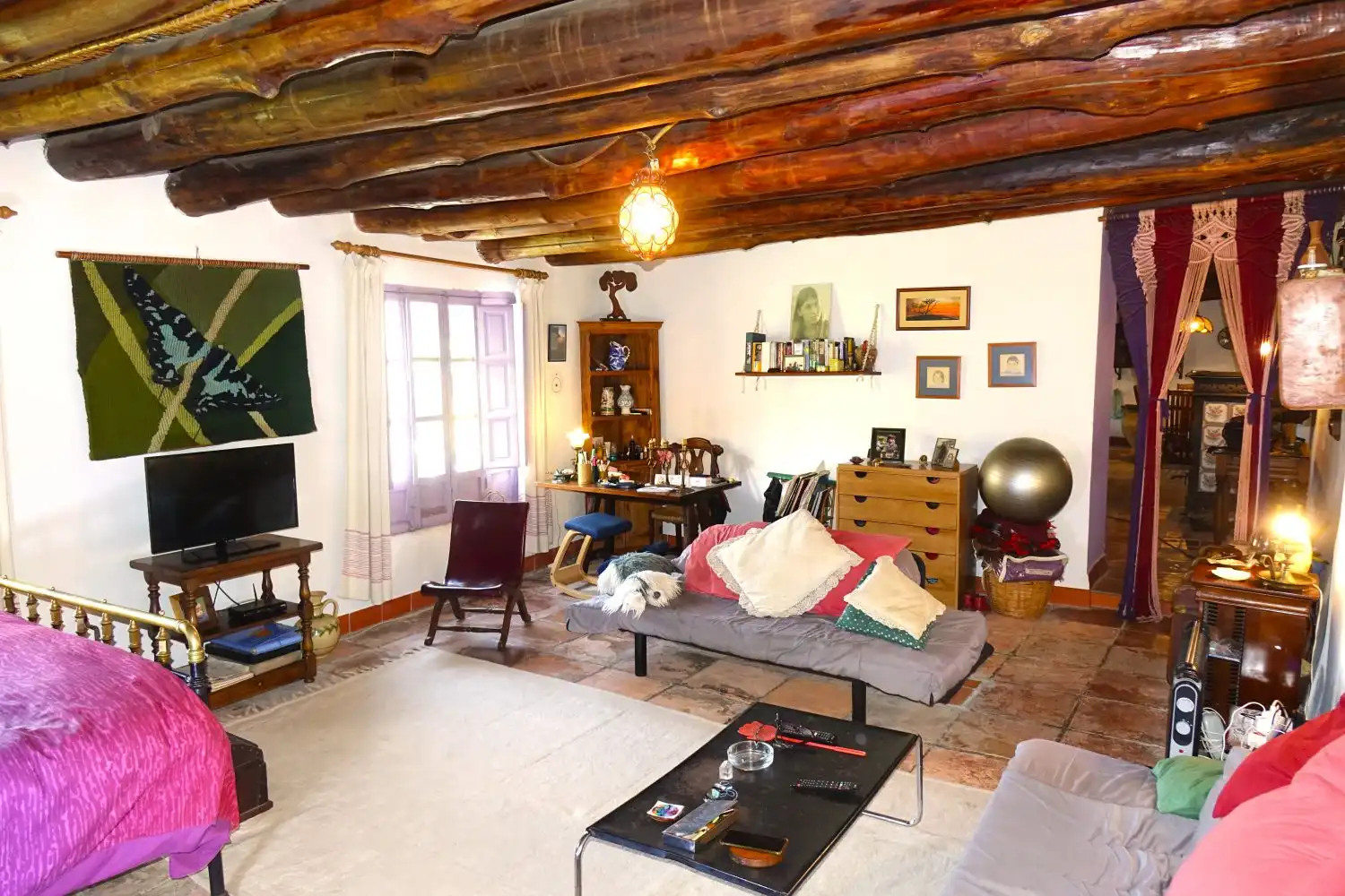 Sala d'estar de Casa o xalet en venda en Soportújar amb Terrassa