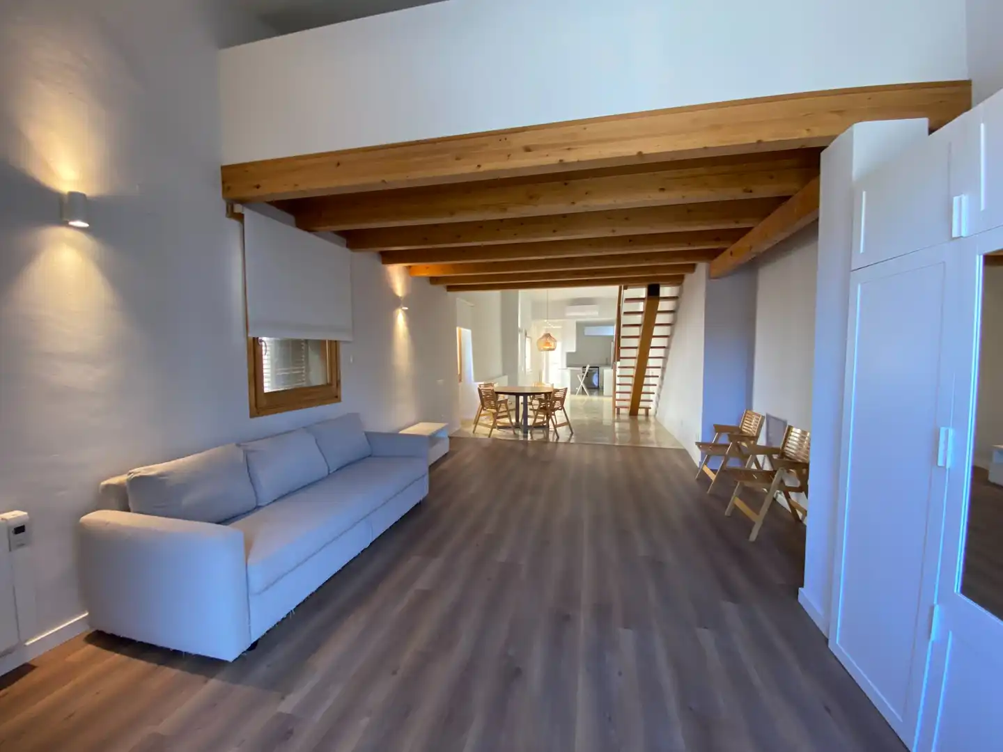 Living room of Flat for rent in Sant Cugat del Vallès  with Air Conditioner, Furnished and Oven