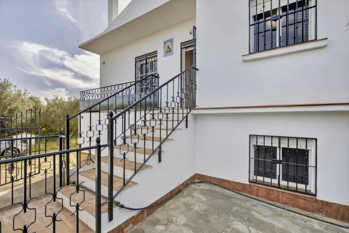 Vista exterior de Finca rústica en venta en La Rinconada con Calefacción, Jardín privado y Terraza