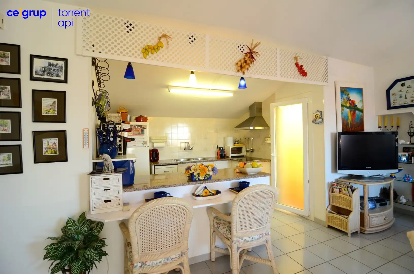 Cocina de Ático en venta en L'Estartit con Aire acondicionado, Terraza y Amueblado