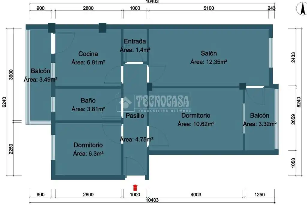 Piso en venta en León Capital  con Calefacción, Parquet y Balcón