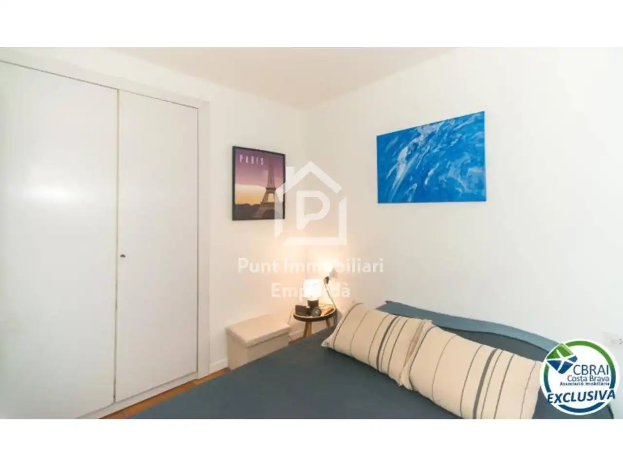 Dormitori de Apartament en venda en Empuriabrava amb Aire condicionat, Terrassa i Moblat