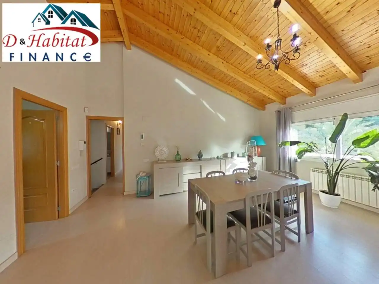 Dining room of Houses for sale in Rubí  with Air Conditioner, Heating and Parquet flooring