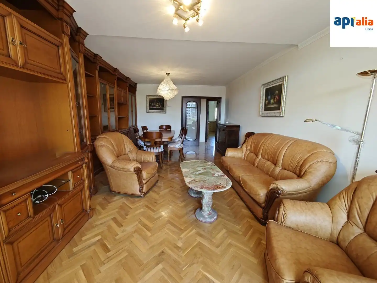 Living room of Flat for sale in Lleida  with Air Conditioner, Heating and Storage room
