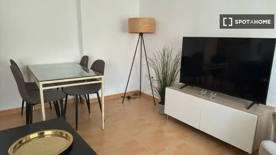 Living room of Apartments for share in Sevilla  with Air Conditioner, Terrace and Furnished