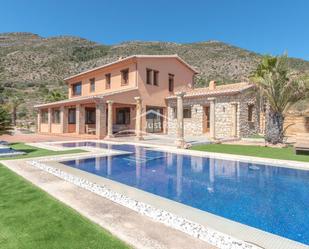 Vista exterior de Casa o xalet de lloguer en Benissa amb Aire condicionat, Terrassa i Piscina