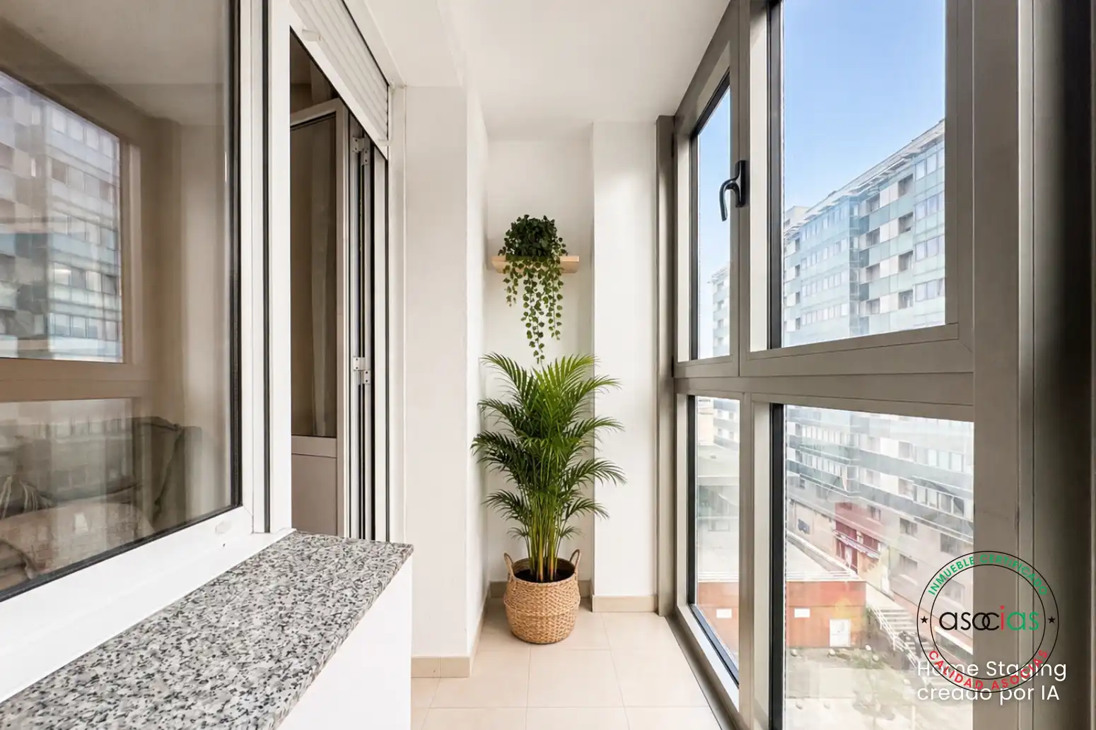 Terraza de Piso en venta en Gijón  con Parquet y Terraza