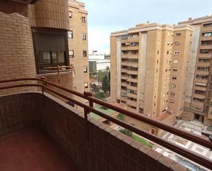 Balcony of Flat to rent in  Valencia Capital  with Furnished