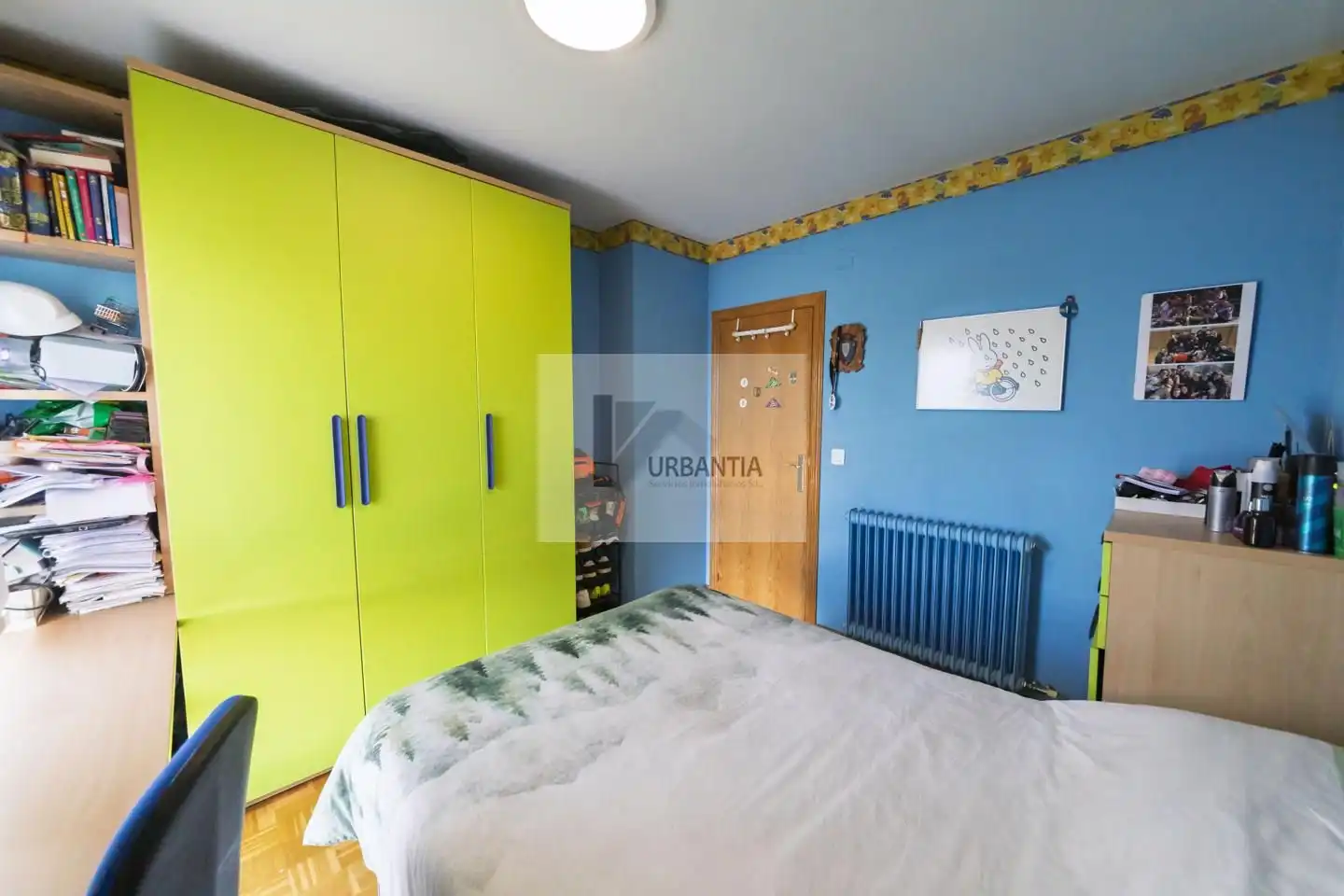 Bedroom of Flat for sale in  Pamplona / Iruña  with Heating, Parquet flooring and Terrace