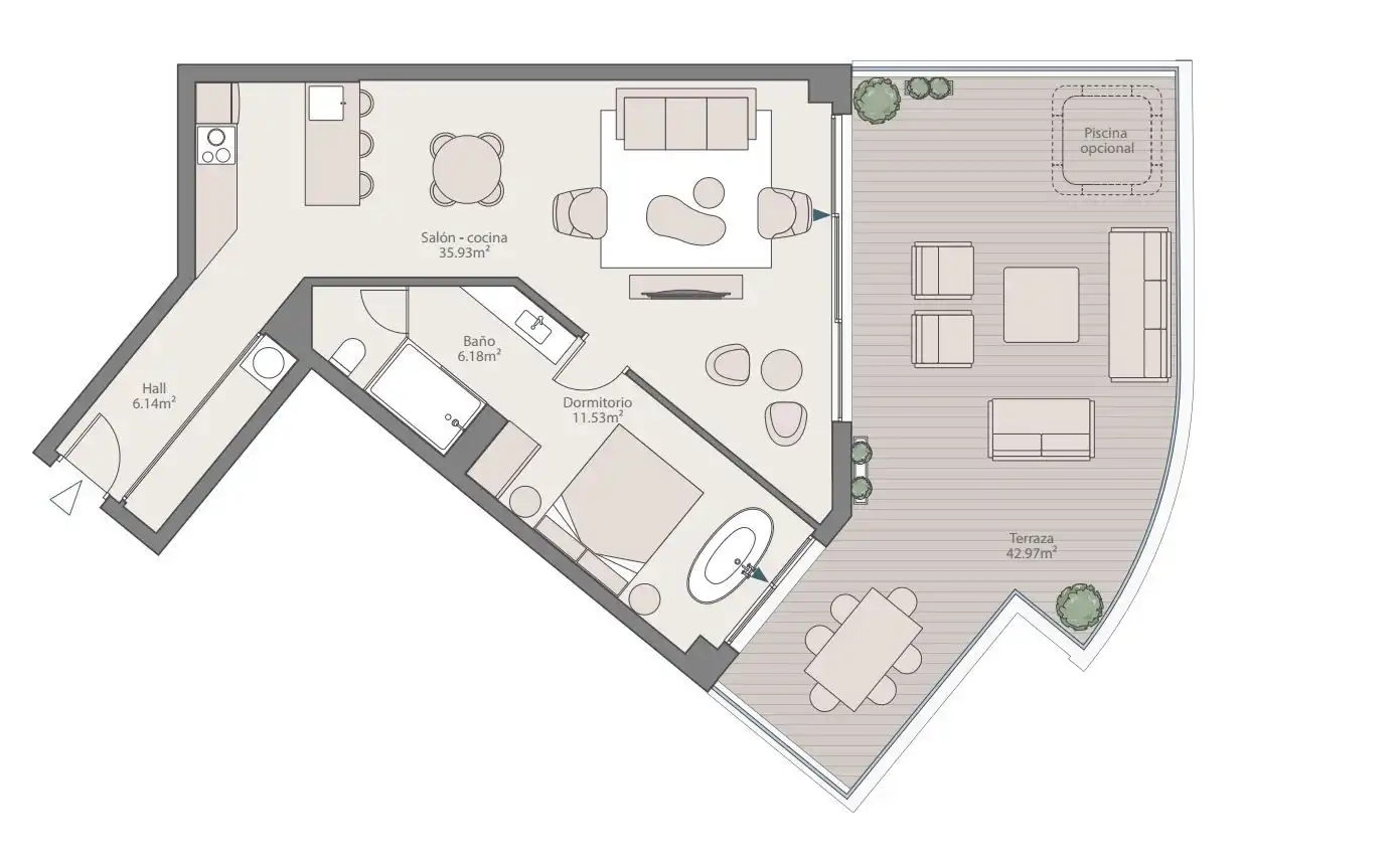 Apartament amb piscina en venda a Los Pacos, imagen 26
