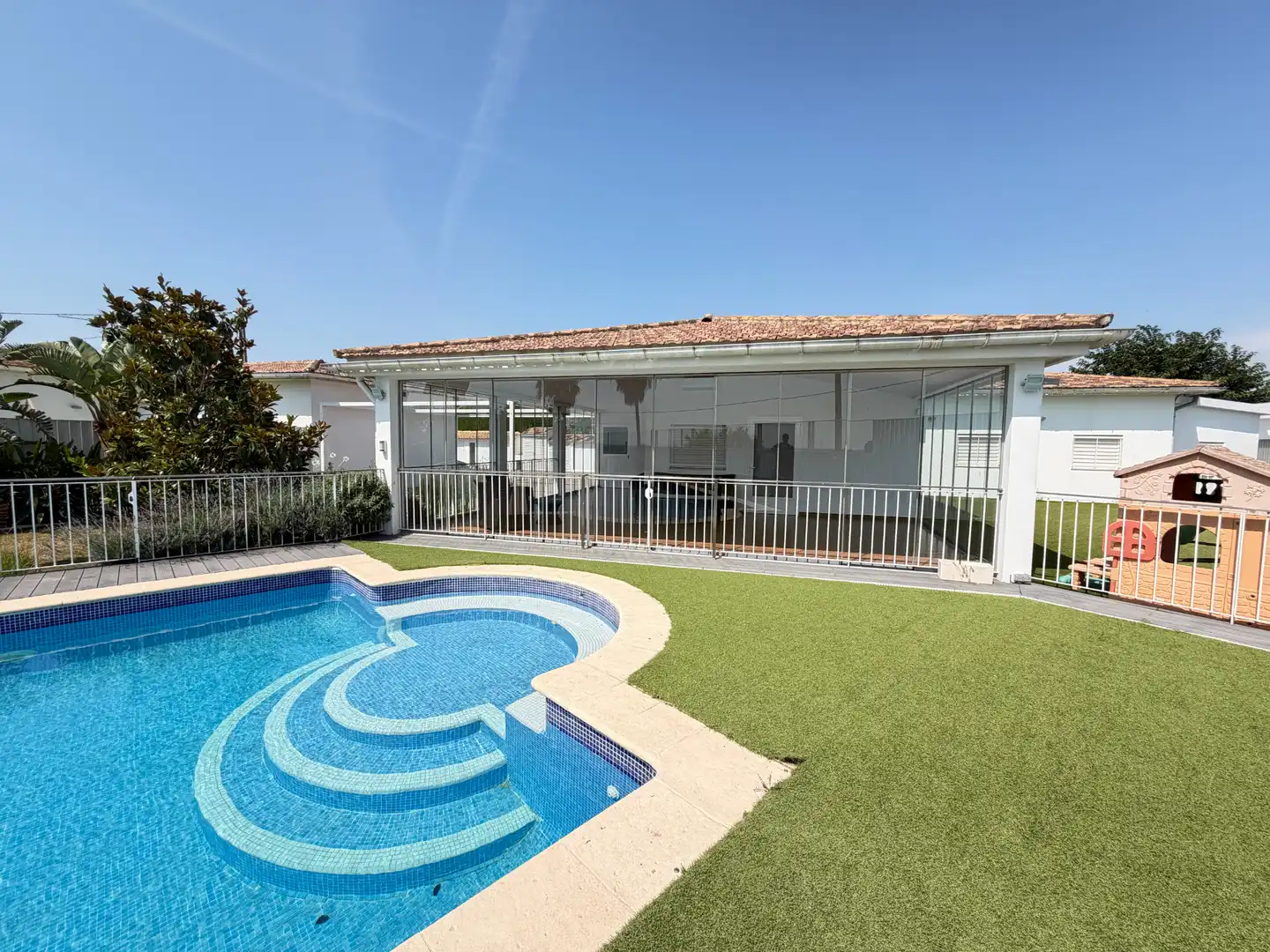 Piscina de Casa o xalet en venda en Carlet amb Aire condicionat, Calefacció i Jardí privat
