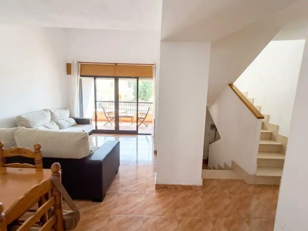 Sala d'estar de Casa adosada en venda en Murcia amb Jardí privat, Terrassa i Traster