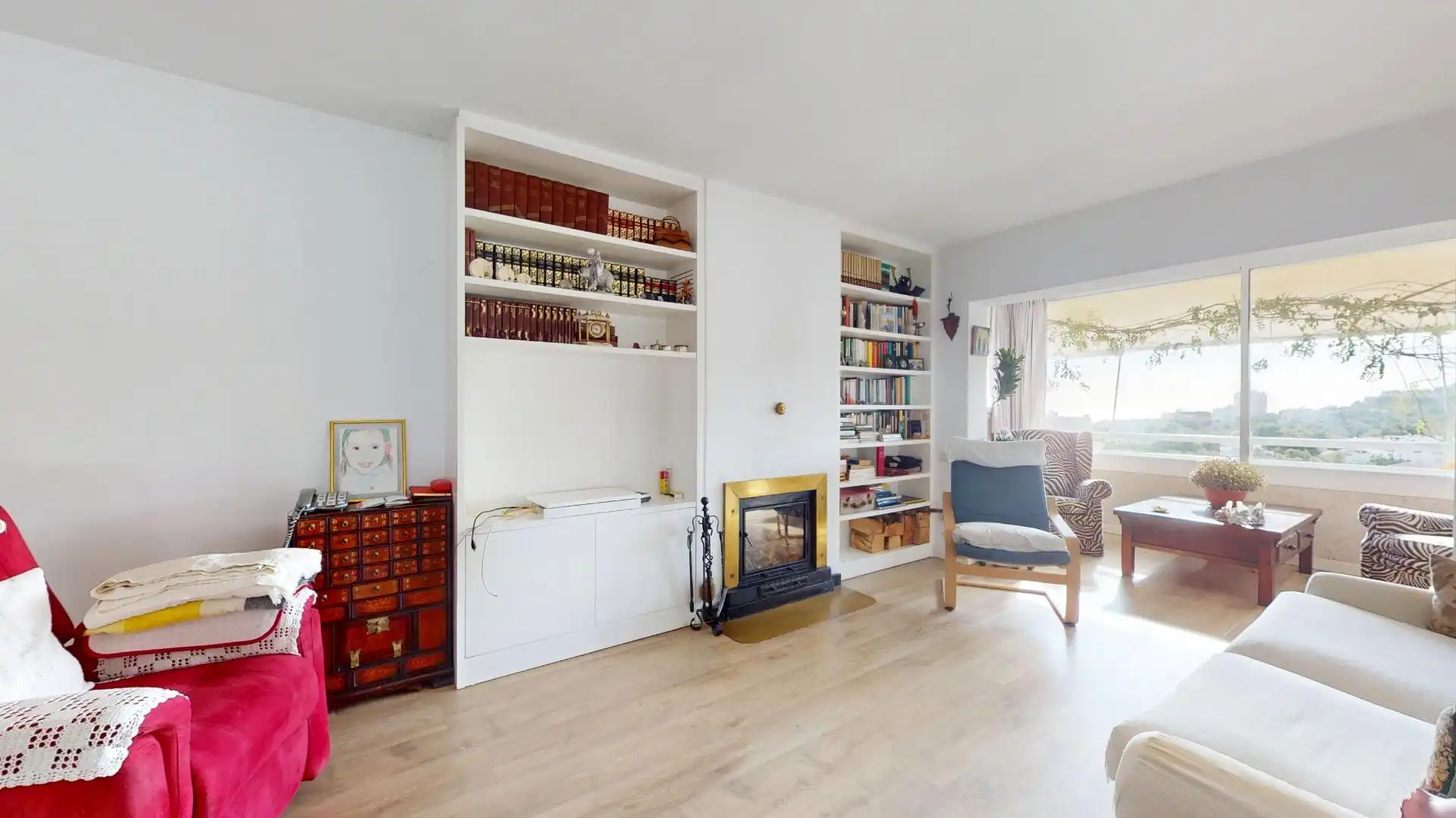 Sala de estar de Piso en venta en Calvià con Parquet, Terraza y Trastero