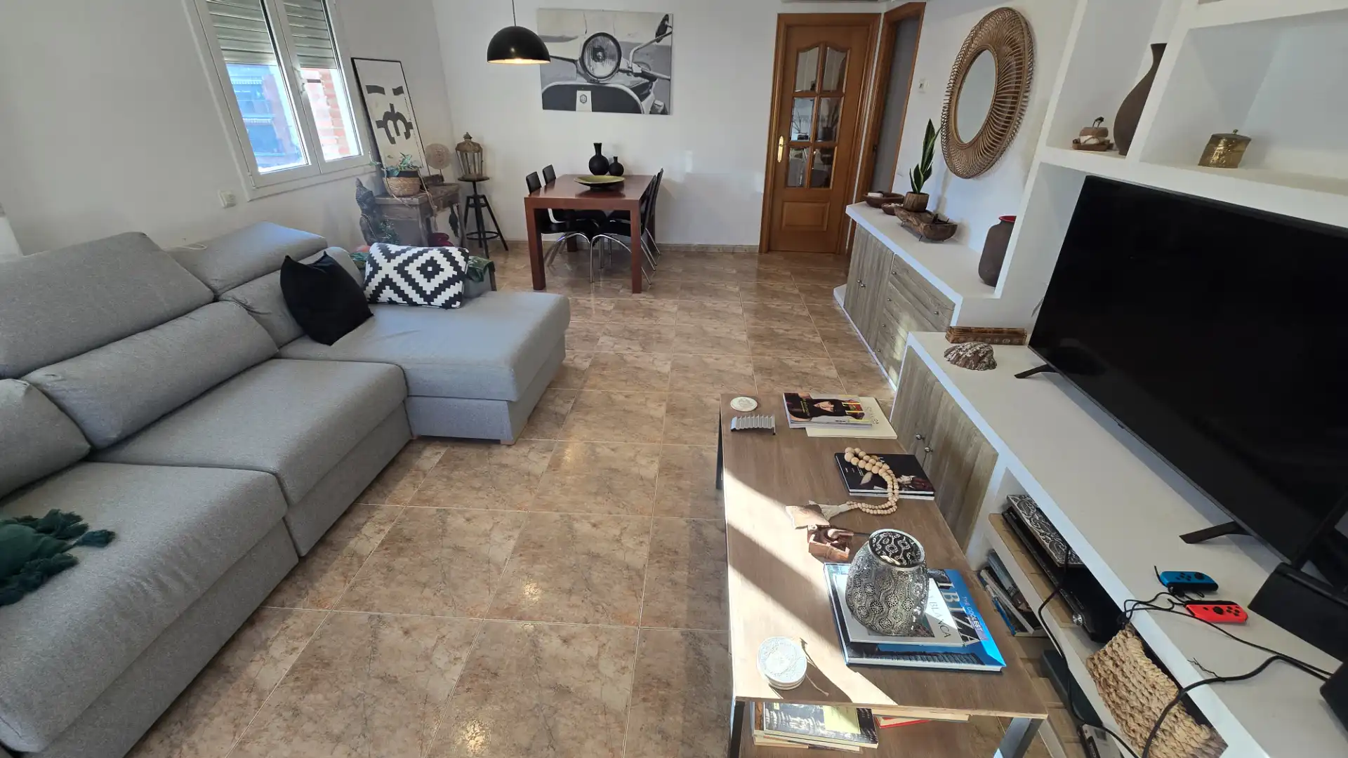 Sala de estar de Dúplex en venta en Rubí con Aire acondicionado, Calefacción y Parquet
