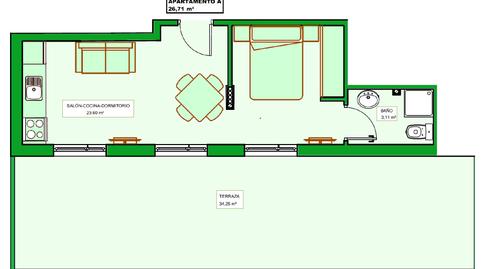 Photo 2 of Attic for sale in C Diagonal, San Antonio, Palencia Capital