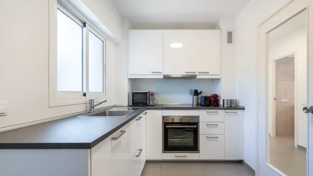 Cocina de Apartamento en venta en Calvià con Aire acondicionado, Terraza y Trastero