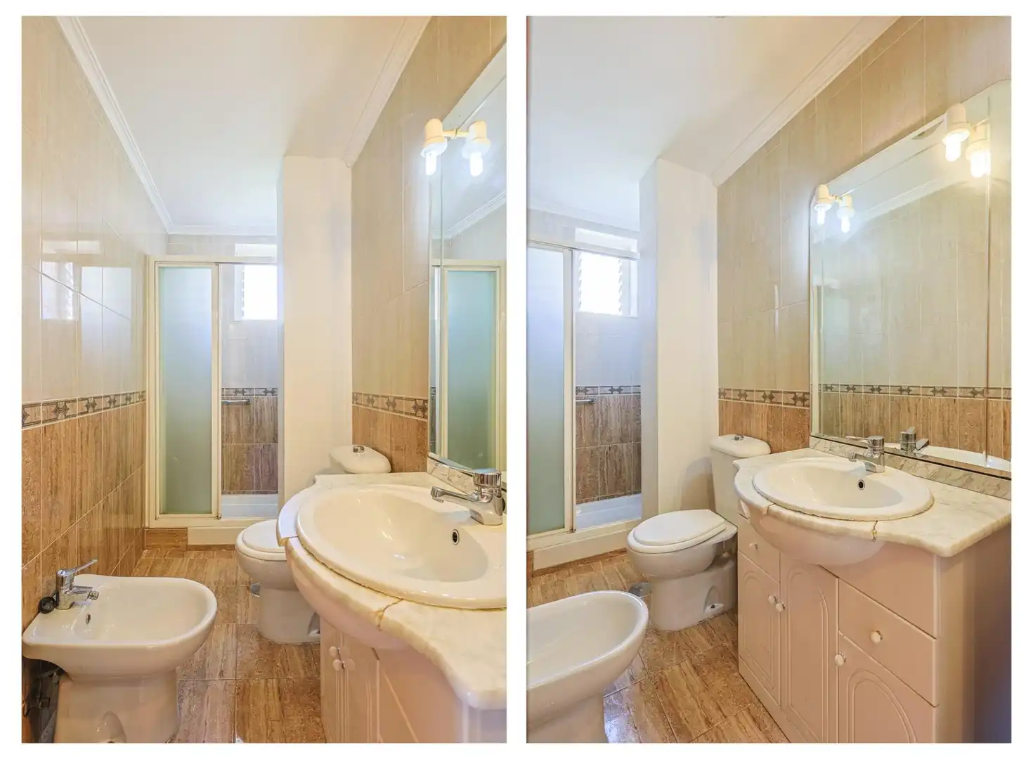 Bathroom of Flat for sale in Sevilla  with Air Conditioner and Furnished