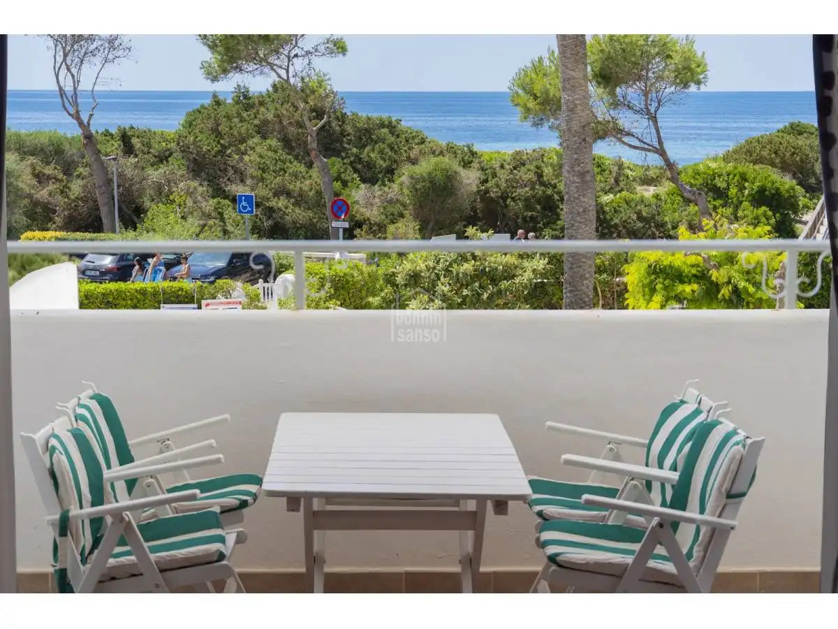 Terrassa de Apartament en venda en Es Migjorn Gran amb Terrassa i Moblat