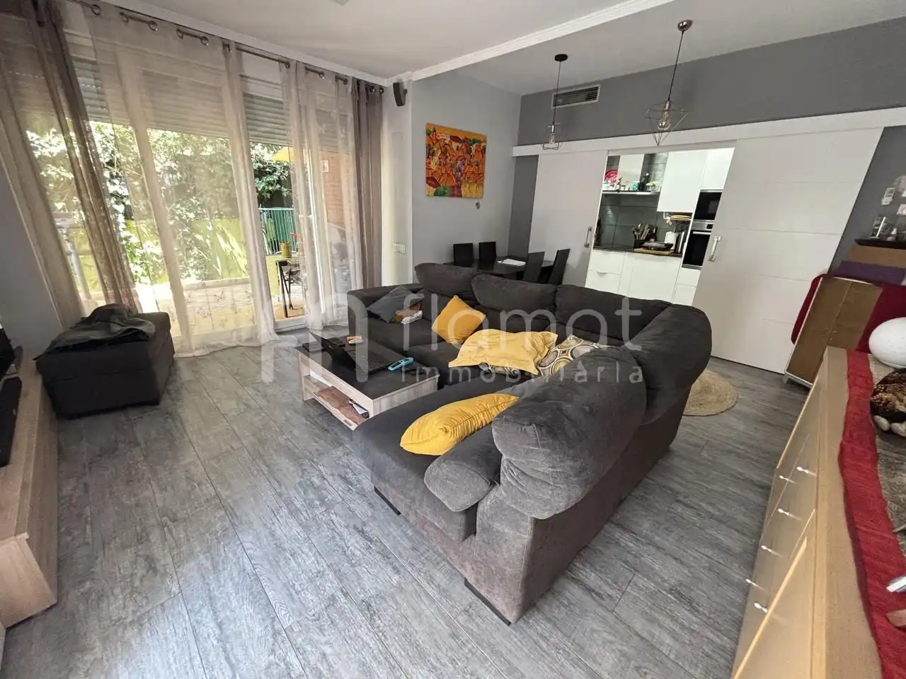 Sala de estar de Planta baja en venta en Montgat con Aire acondicionado, Calefacción y Parquet